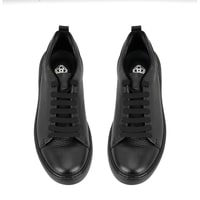 Kadın Siyah Deri Spor Ayakkabı