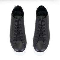 Kadın Siyah Deri Spor Ayakkabı