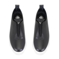 Kadın Siyah Deri Spor Ayakkabı