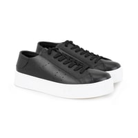 Kadın Siyah Deri Spor Ayakkabı