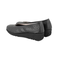 Kadın Siyah DesaComfort Deri Babet