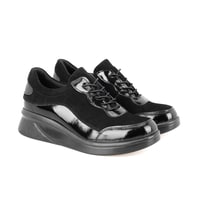 Kadın Siyah DesaComfort Deri Günlük Ayakkabı