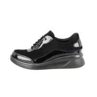 Kadın Siyah DesaComfort Deri Günlük Ayakkabı