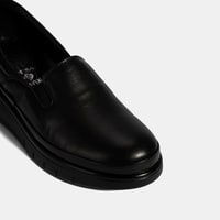 Kadın Siyah DesaComfort Deri Günlük Ayakkabı