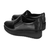 Kadın Siyah DesaComfort Deri Günlük Ayakkabı