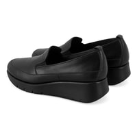 Kadın Siyah DesaComfort Deri Günlük Ayakkabı