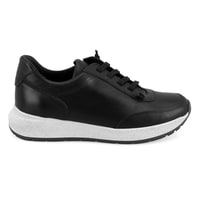 Kadın Siyah DesaComfort Deri Spor Ayakkabı