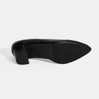 Kadın Siyah DesaComfort Topuklu Deri Ayakkabı