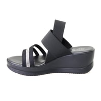 Kadın Siyah Dolgu Topuklu Sandalet