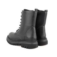 Kadın Siyah Fermuarlı Bot