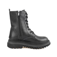 Kadın Siyah Fermuarlı Bot