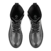 Kadın Siyah Fermuarlı Bot