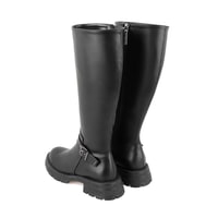 Kadın Siyah Fermuarlı Çizme