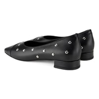 Kadın Siyah Günlük Deri Ayakkabı