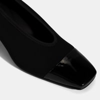 Kadın Siyah Kalın Topuklu Günlük Ayakkabı