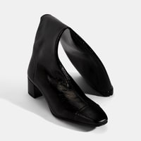 Kadın Siyah Kalın Topuklu Stretch Çizme