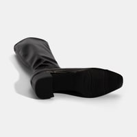 Kadın Siyah Kalın Topuklu Stretch Çizme