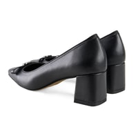 Kadın Siyah Klasik Deri Ayakkabı