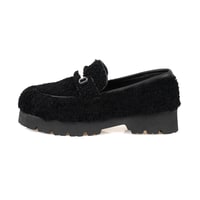 Kadın Siyah Kürk Detaylı Günlük Ayakkabı