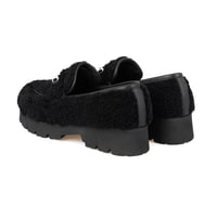 Kadın Siyah Kürk Detaylı Günlük Ayakkabı