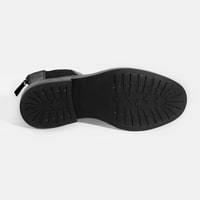 Kadın Siyah Lastikli Deri Chelsea Bot