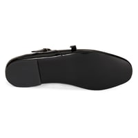 Kadın Siyah Mary Jane Deri Günlük Ayakkabı