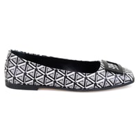 Kadın Siyah Monogram Babet