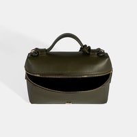 Kadın Siyah Omuz Askılı Mini Deri El Çantası