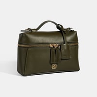 Kadın Siyah Omuz Askılı Mini Deri El Çantası