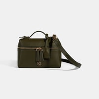 Kadın Siyah Omuz Askılı Mini Deri El Çantası