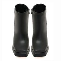 Kadın Siyah Platform Topuklu Bot