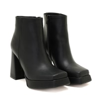 Kadın Siyah Platform Topuklu Bot