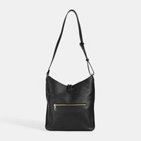 Kadın Siyah Püskül Detaylı Omuz Çantası