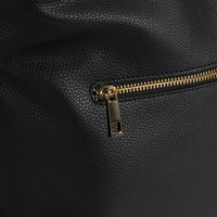 Kadın Siyah Püskül Detaylı Omuz Çantası