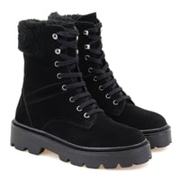 Kadın Siyah Süet Bot