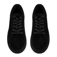 Kadın Siyah Süet Deri Günlük Ayakkabı