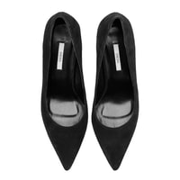 Kadın Siyah Süet Stiletto