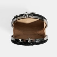 Kadın Siyah Taş Detaylı Gece El Çantası