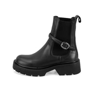 Kadın Siyah Toka Aksesuarlı Bot