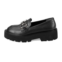 Kadın Siyah Toka Detaylı Loafer