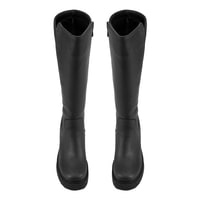 Kadın Siyah Topuklu Çizme