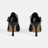 Kadın Siyah Topuklu Klasik Ayakkabı