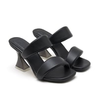 Kadın Siyah Topuklu Terlik