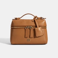 Kadın Taba Omuz Askılı Mini Deri El Çantası