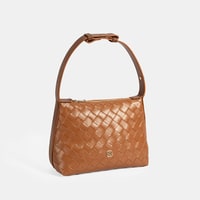 Kadın Taba Örgü Baskılı El Çantası