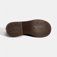 Kadın Taba Topuklu Süet Loafer