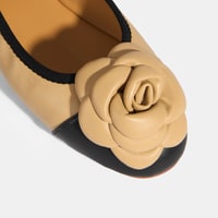 Kadın Ten Aksesuar Detaylı Deri Babet 