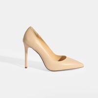 Kadın Ten Deri Topuklu Klasik Ayakkabı