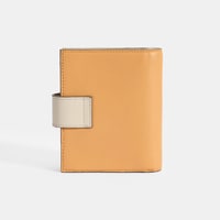 Kadın Turuncu / Bej Deri Cüzdan
