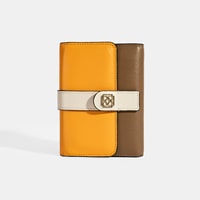 Kadın Turuncu / Kahve Deri Cüzdan